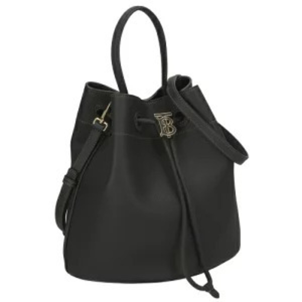 Burberry handbag TB bucket bag black